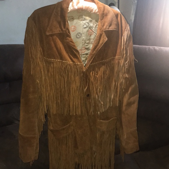 Vintage unisex leather coat - Picture 2 of 6